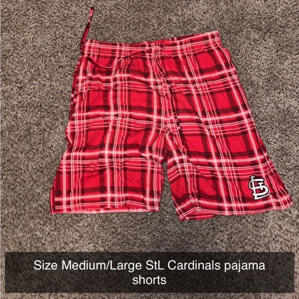 St. Louis Cardinals Pajama Shorts Size Medium